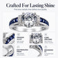 💍 Anello Cocktail Elegante in Zirconia Cubica – Design Scintillante per le Occasioni Speciali