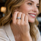💍 Anello Cocktail Elegante in Zirconia Cubica – Design Scintillante per le Occasioni Speciali