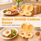 🍳 1+1 GRATIS! Cuoci Uova al Microonde Rapido – Con Simpatiche Forme a Cuore e Fiore – Perfetto per una Colazione Sana e Festosa ☀️💖