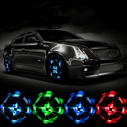 🥳VENDITA CALDA 2026🥳💞50.000+ VENDUTI! 🚗✨Luci LED per Pneumatici – Impermeabili, ad attivazione automatica & lunga durata. Fai girare le teste & rimani al sicuro di notte – per auto, bici & moto! ⚡🛡️