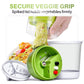 Grattugia Spirale per Verdure e Frutta – Lame in Acciaio Inox 304, Senza BPA, Verde