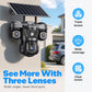 📡 OFFERTA LIMITATA 50% DI SCONTO! ⚡ Telecamera di Sicurezza WiFi Solare a Triplo Obiettivo – Smart, Wireless, Per Ogni Clima ☀️