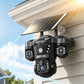 📡 OFFERTA LIMITATA 50% DI SCONTO! ⚡ Telecamera di Sicurezza WiFi Solare a Triplo Obiettivo – Smart, Wireless, Per Ogni Clima ☀️