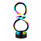 💡 Lampada da Tavolo Moderna a Doppia Elica – Design Artistico con Luce RGB e Dimmerabile