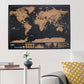 🌍Diario di viaggio con mappa del mondo da grattare | Gratta per registrare le tue impronte di viaggio, elegante decorazione murale e regalo perfetto per gli amanti dei viaggi !