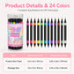 🔥 -50% Oggi: Set Penne per Nail Art a Doppia Punta – 24 colori vibranti, tratti precisi e riempimento fluido. Ideale per manicure fai da te. 💅🎨