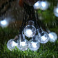 💧 Ghirlanda Solare a Bolle Impermeabile per Terrazzo – IP65, Accensione/Spegnimento Automatico al Tramonto, Risparmio Energetico e Duratura 💚🌞