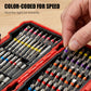 ❄️Sconto 50%! 🔧 Set di Inserti per Cacciavite da 83 Pezzi in Acciaio S2 – Kit Completo per il Fai-da-Te