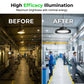 💡🏭 Lampada UFO LED 200W da Soffitto – Proiettore ad Alta Potenza per Magazzini, Officine e Illuminazione Industriale