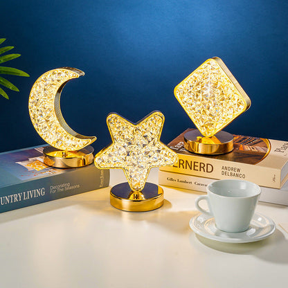 📢📢50% DI SCONTO!! ⏰ Lampada Atmosfera LED a Cristallo 3 Colori