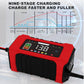 🔋 Caricabatterie Auto Smart 12V 6A con Display LCD a Colori – 9 Fasi, Riparazione Pulse, Protezioni Multiple