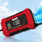 🔋 Caricabatterie Auto Smart 12V 6A con Display LCD a Colori – 9 Fasi, Riparazione Pulse, Protezioni Multiple