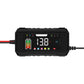 🔋 Caricabatterie Auto Smart 12V 6A con Display LCD a Colori – 9 Fasi, Riparazione Pulse, Protezioni Multiple