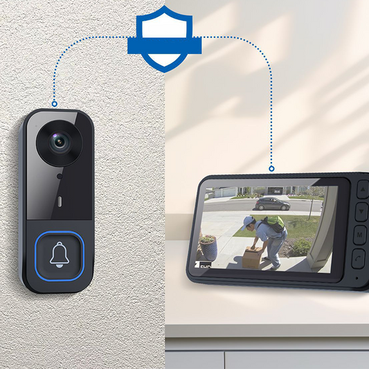 🔔📺 Videocitofono Wireless con Schermo – Vedi chi suona, parla senza aprire, sorveglia l’ingresso giorno e notte, la sicurezza indispensabile per casa e pacchi 📦🛡️