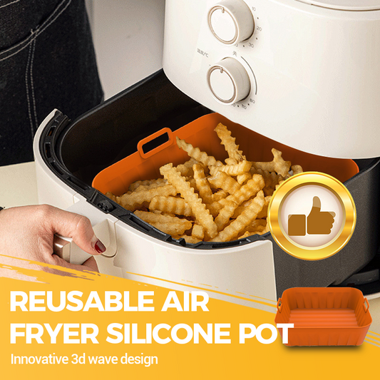 🍟✨ Teglia in Silicone Riutilizzabile per Friggitrice ad Aria
