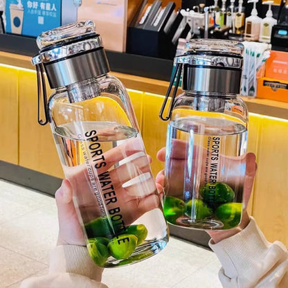 💧 PROMO FLASH: 50% DI SCONTO! Bottiglia in Vetro 750/1000 ml – Filtre per Tè Inox & Custodia Isolante Anti-Perdita per Idratazione in Viaggio 🍵✨
