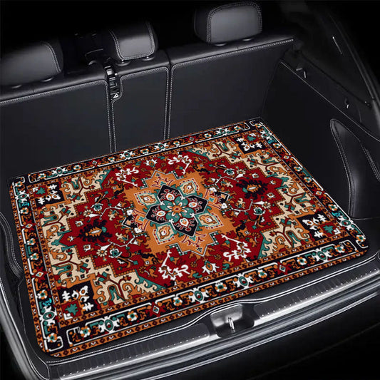 🚗🛡️ -60%! 🌟Tappeto bagagliaio auto universale – velluto cristallo e fondo antiscivolo.