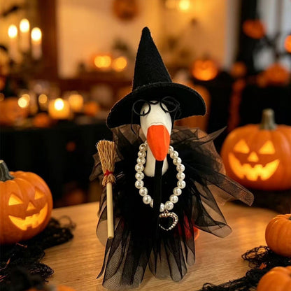 Set di costumi da strega per oca da portico di Halloween