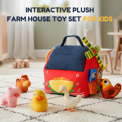 🔥 -40% Oggi: Fattoria Interattiva in Peluche con 6 Zone di Esplorazione e Marionette di Animali – Per imparare giocando e stimolare la fantasia. Perfetta per bambini piccoli.