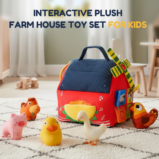 🔥 -40% Oggi: Fattoria Interattiva in Peluche con 6 Zone di Esplorazione e Marionette di Animali – Per imparare giocando e stimolare la fantasia. Perfetta per bambini piccoli.
