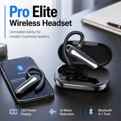 🎧 PROMO LIMITATA 50% DI SCONTO! 💦 Auricolare Bluetooth – Confortevole, Stabile, Suono Chiaro 🚀