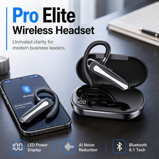 🎧 PROMO LIMITATA 50% DI SCONTO! 💦 Auricolare Bluetooth – Confortevole, Stabile, Suono Chiaro 🚀