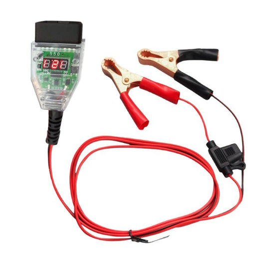 🔋 Mantenitore di memoria OBD II da 12V per auto | Visualizzazione della tensione