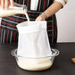🛒 1+1 GRATIS! 🥛 Sacchetto Filtrante Alimentare in Nylon – Addio Residui e Depositi nelle Bevande – Maglia ad Alta Densità con Coulisse, Riutilizzabile 🌿