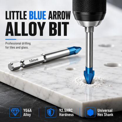 🔩50% DI SCONTO🛠️Punta in metallo duro eccentrica con gambo esagonale, fori puliti per lavori su pietra e ceramica🧱