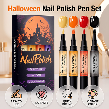 📢📢50% DI SCONTO !! ⏰Set di pennetti per smalto Halloween ad asciugatura rapida