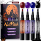 📢📢50% DI SCONTO !! ⏰Set di pennetti per smalto Halloween ad asciugatura rapida