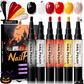 📢📢50% DI SCONTO !! ⏰Set di pennetti per smalto Halloween ad asciugatura rapida