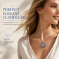 💎Collana con pietra di nascita a nodo celtico – Ciondolo a cuore in cristallo 🎁 Regalo significativo perfetto per lei