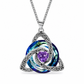 💎Collana con pietra di nascita a nodo celtico – Ciondolo a cuore in cristallo 🎁 Regalo significativo perfetto per lei