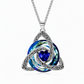 💎Collana con pietra di nascita a nodo celtico – Ciondolo a cuore in cristallo 🎁 Regalo significativo perfetto per lei
