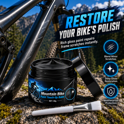 🎉ACQUISTA DI PIÙ, OTTIENI PIÙ OMAGGI🎁Pasta per ritocchi della vernice del telaio della bicicletta con pennello, per riparare graffi e usura della mountain bike