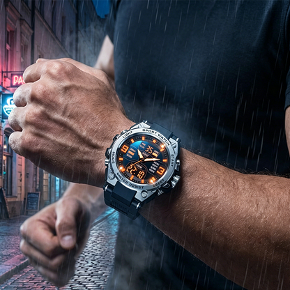 ⌚ Orologio Sportivo da Uomo Impermeabile e Luminoso – Robusto, Pratico ed Elegante 🌙