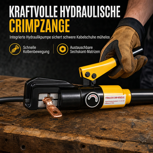 📢 SCONTO DEL 40%! ⏰ Crimpatrice Idraulica Manuale Serie YQK per Cavi e Capicorda in Rame e Alluminio ⚡