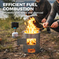 🔥⛺ PROMO LAMPO: 50% DI SCONTO! Stufa a legna portatile multifunzione – Cottura, Barbecue & Riscaldamento, Acciaio antiruggine & Tiraggio regolabile per cucina all'aperto ✨