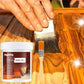 ⏳ Offerta a Tempo Limitato ⏳ Scomeri Trattamento Nutriente per Legno con Olio e Cera, 100 g – Pennello Incluso