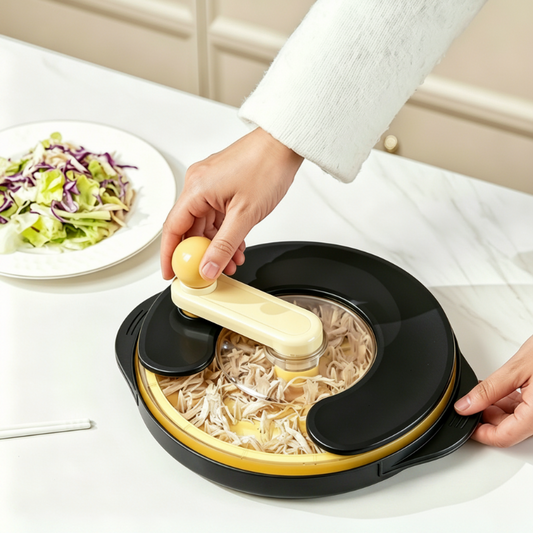 Sfilacciatore manuale per pollo e carne cotta con rotazione