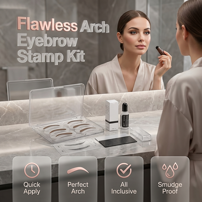 💄 Sconto del 50% a Tempo Limitato! ✨ Timbro per Sopracciglia a Lunga Tenuta – Sopracciglia Simmetriche, A Prova di Sbavature e Facile da Applicare 🤎