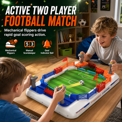 ⚽ Mini Calcetto da Tavolo per 2 Giocatori 🏆 | Flipper a Molla e Campanello Gol 🔔 | Segnapunti Integrato in ABS 🎯 | Gioco Interattivo per Bambini e Famiglia 👨‍👩‍👧‍👦