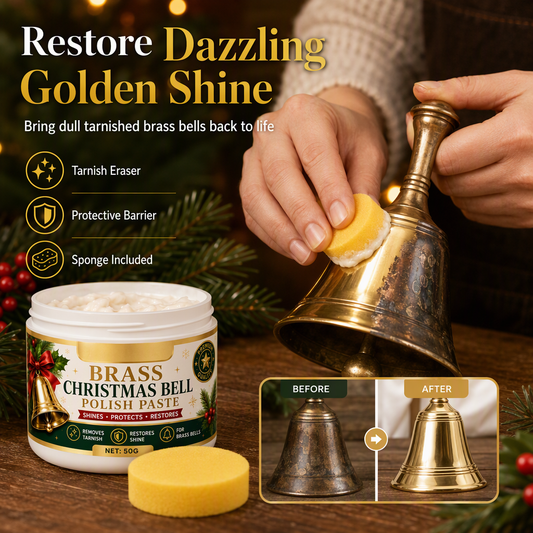 Crema lucidante per ottone e rame da 50 g con spugna | Pulizia e brillantezza