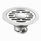 ⏳ Offerta a tempo limitato ⏳ Scarico a pavimento rotondo in acciaio inox spazzolato con chiusura antiodore, per bagno e collegamento della lavatrice