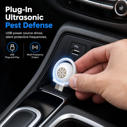 🌿🔥 50% DI SCONTO! Repellente Ultrasonico USB Compatto per Parassiti e Insetti, Sicuro per Animali e Bambini 🏠