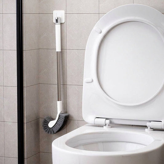 ⏳🔥SCONTO DEL 50% PER TEMPO LIMITATO! ⏰Spazzola per WC con manico lungo e testa curva 🚽