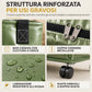 Borsa da Trasloco Pieghevole Impermeabile di Grande Capacità con Ruote, Borsa Portatili Rotolante per Servizio Pesante, per Organizzazione per Dormitori Universitari e Domestica