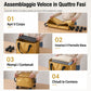 Borsa da Trasloco Pieghevole Impermeabile di Grande Capacità con Ruote, Borsa Portatili Rotolante per Servizio Pesante, per Organizzazione per Dormitori Universitari e Domestica