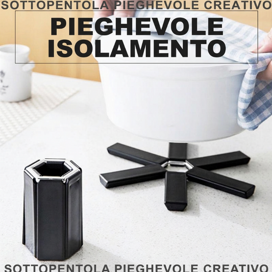 Tappetino termico pieghevole per piatti e padelle caldi